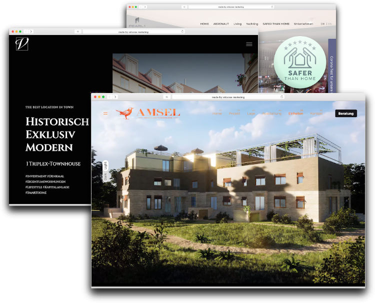 Showcase einer von Virtuose entwickelten Website